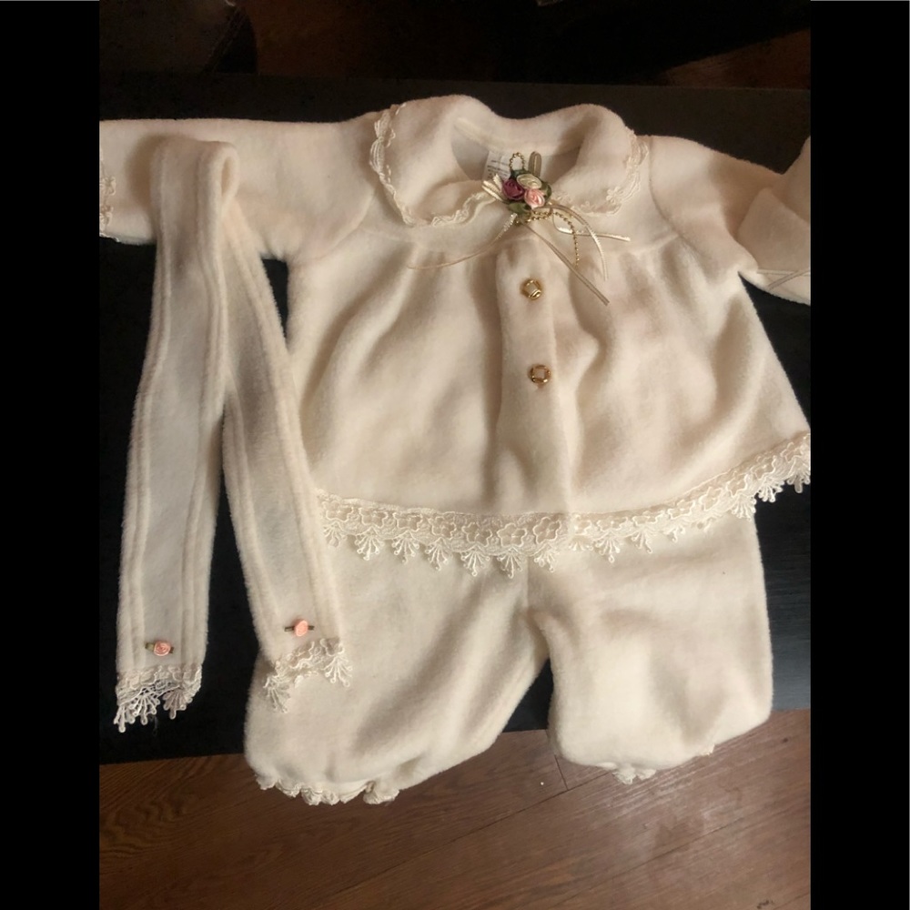 Gorgeous handmade baby outfit